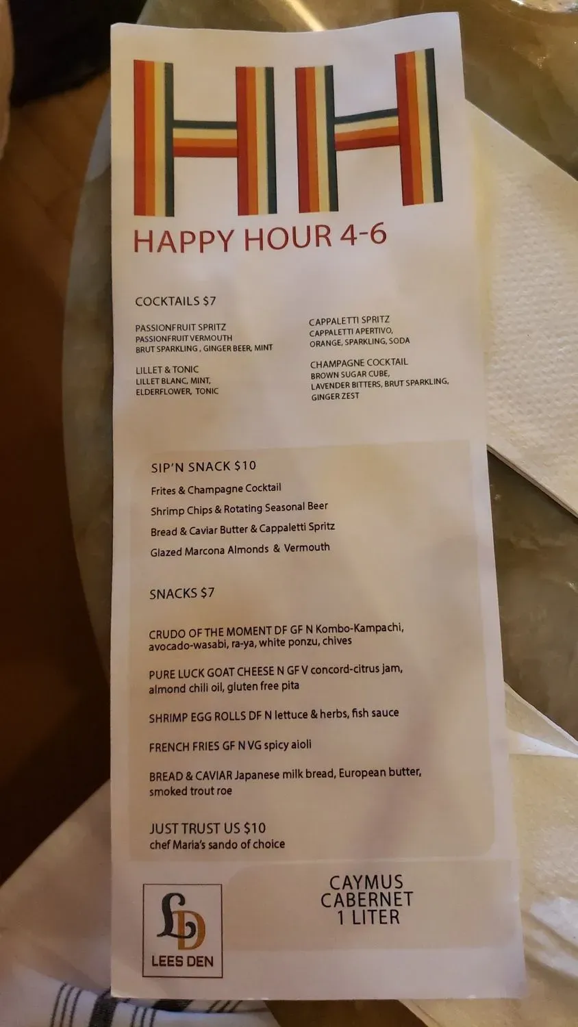 Menu 6