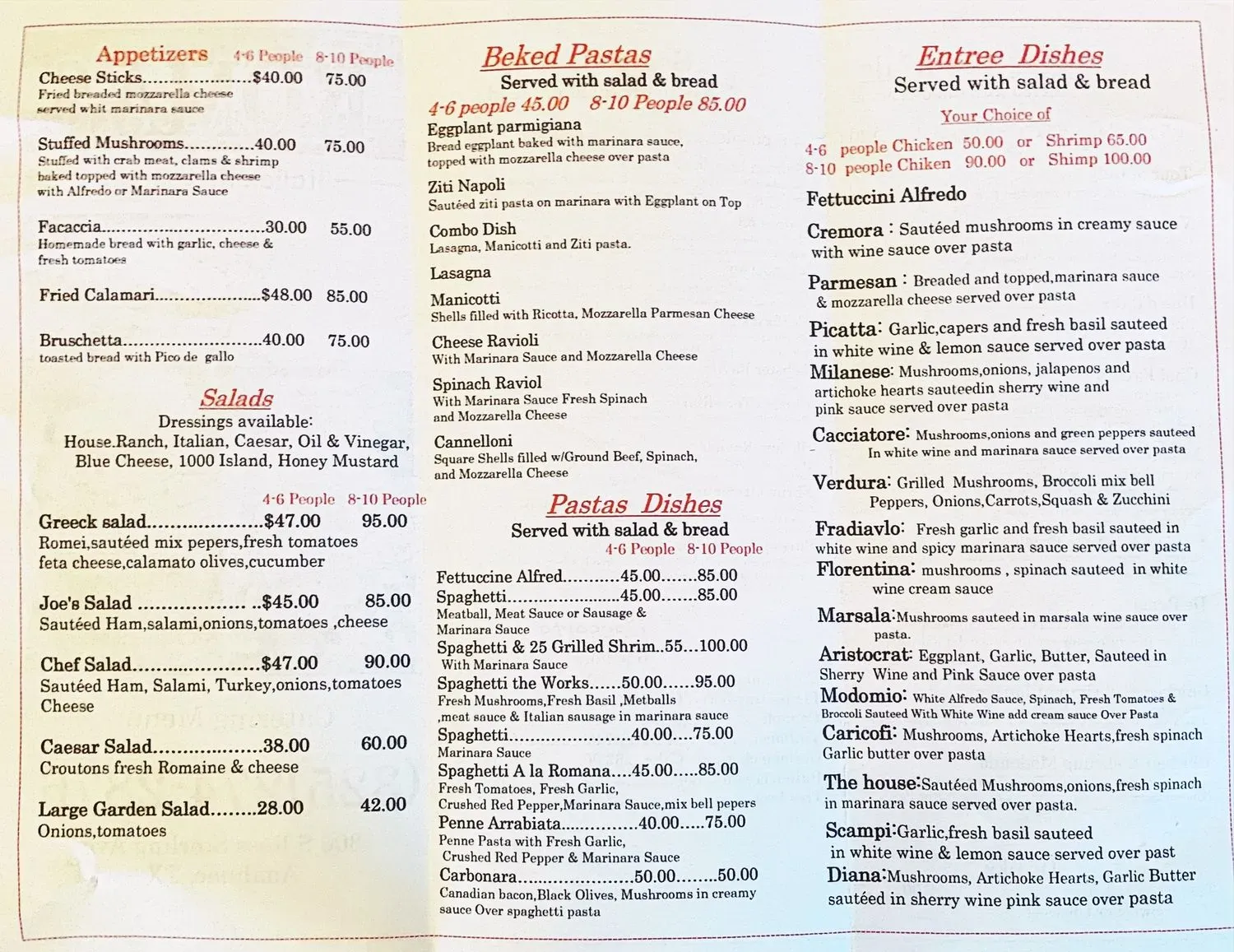 Menu 2