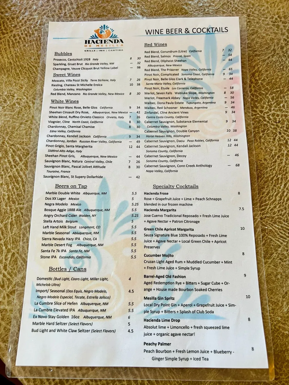 Menu 6