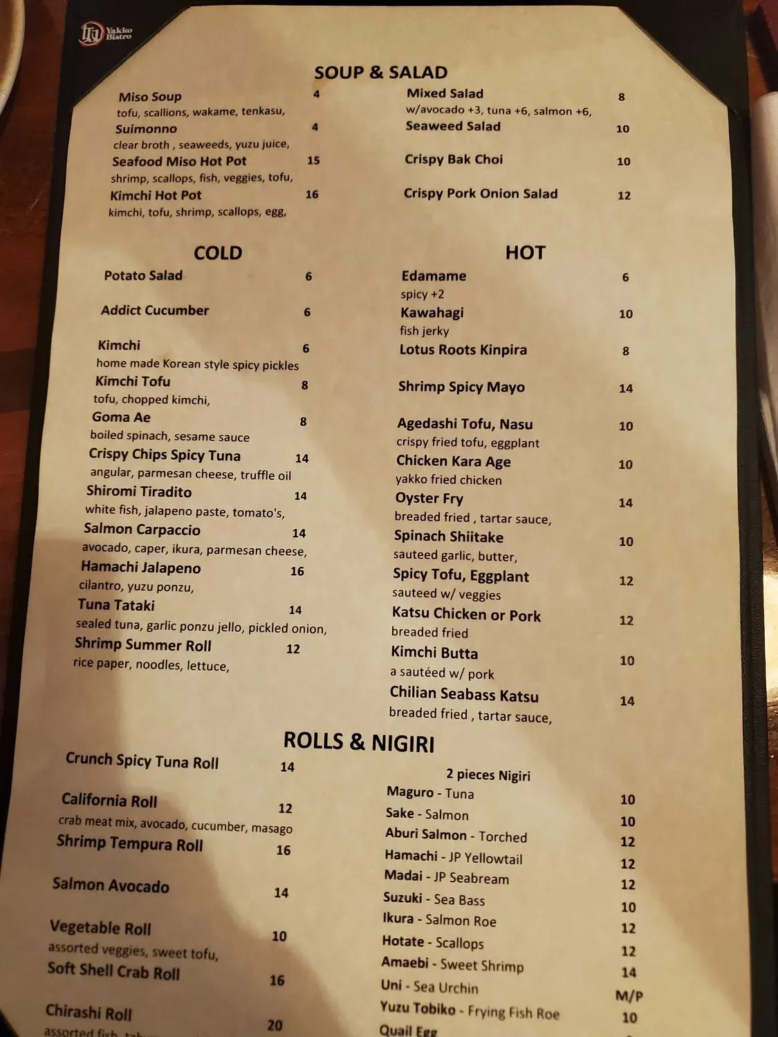 Menu 3