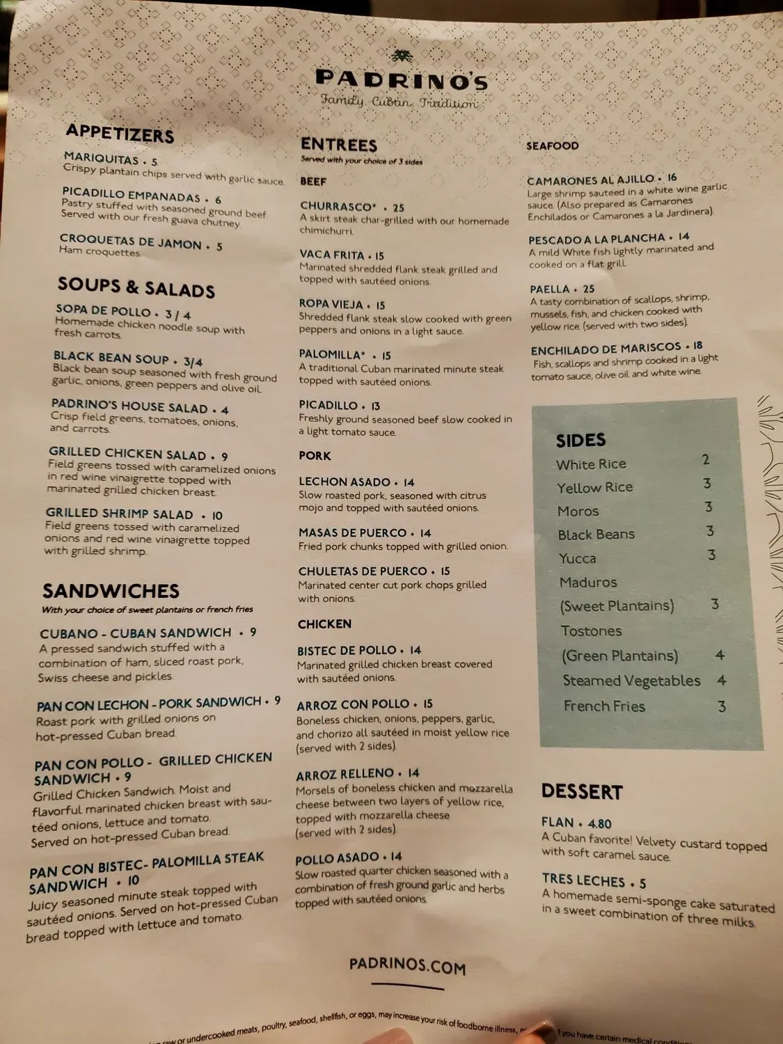 Menu 3