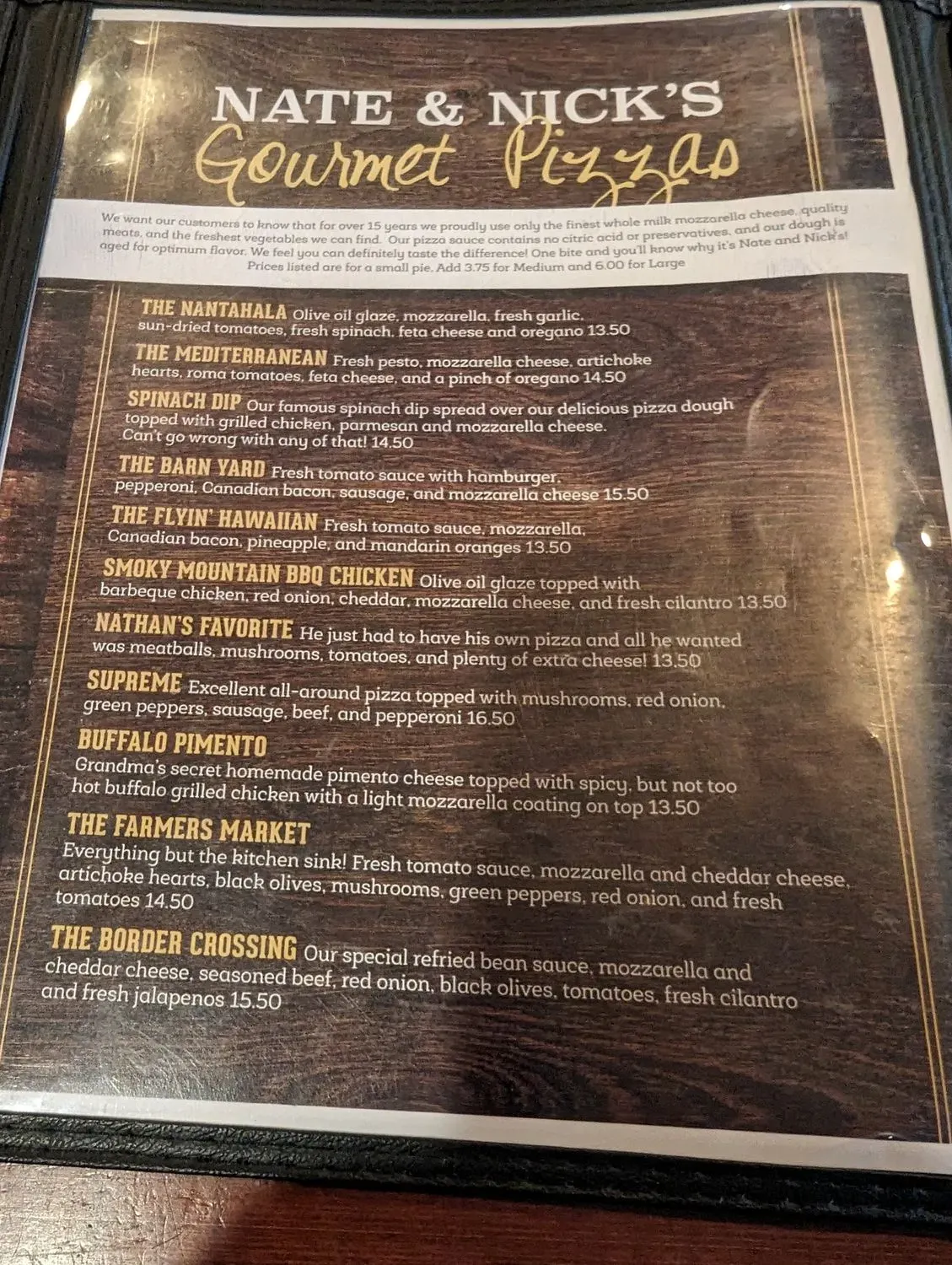 Menu 6