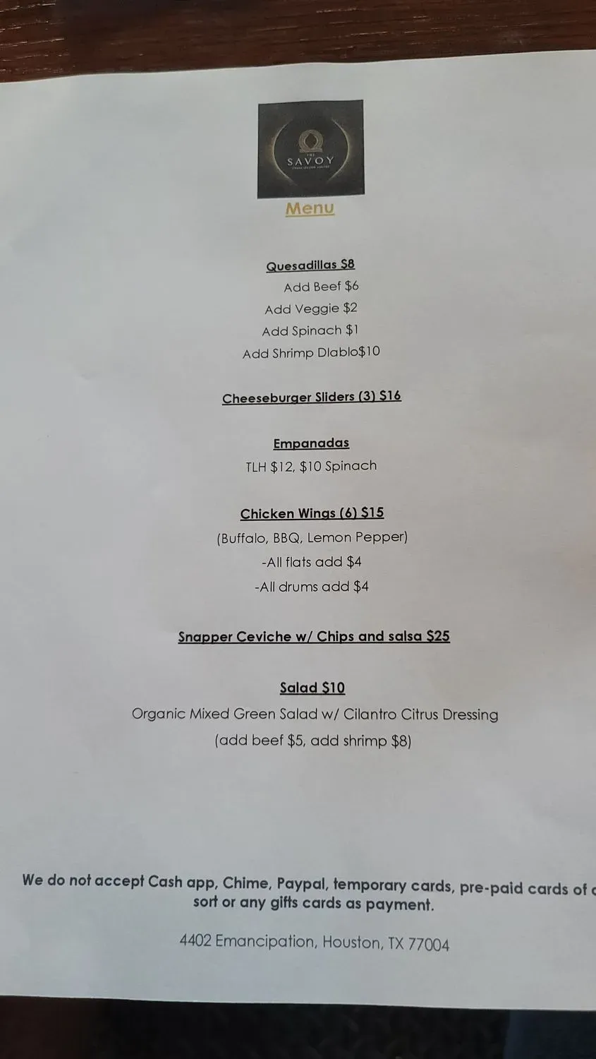 Menu 2