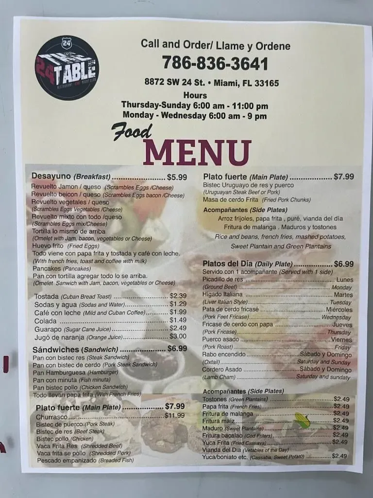 Menu 2