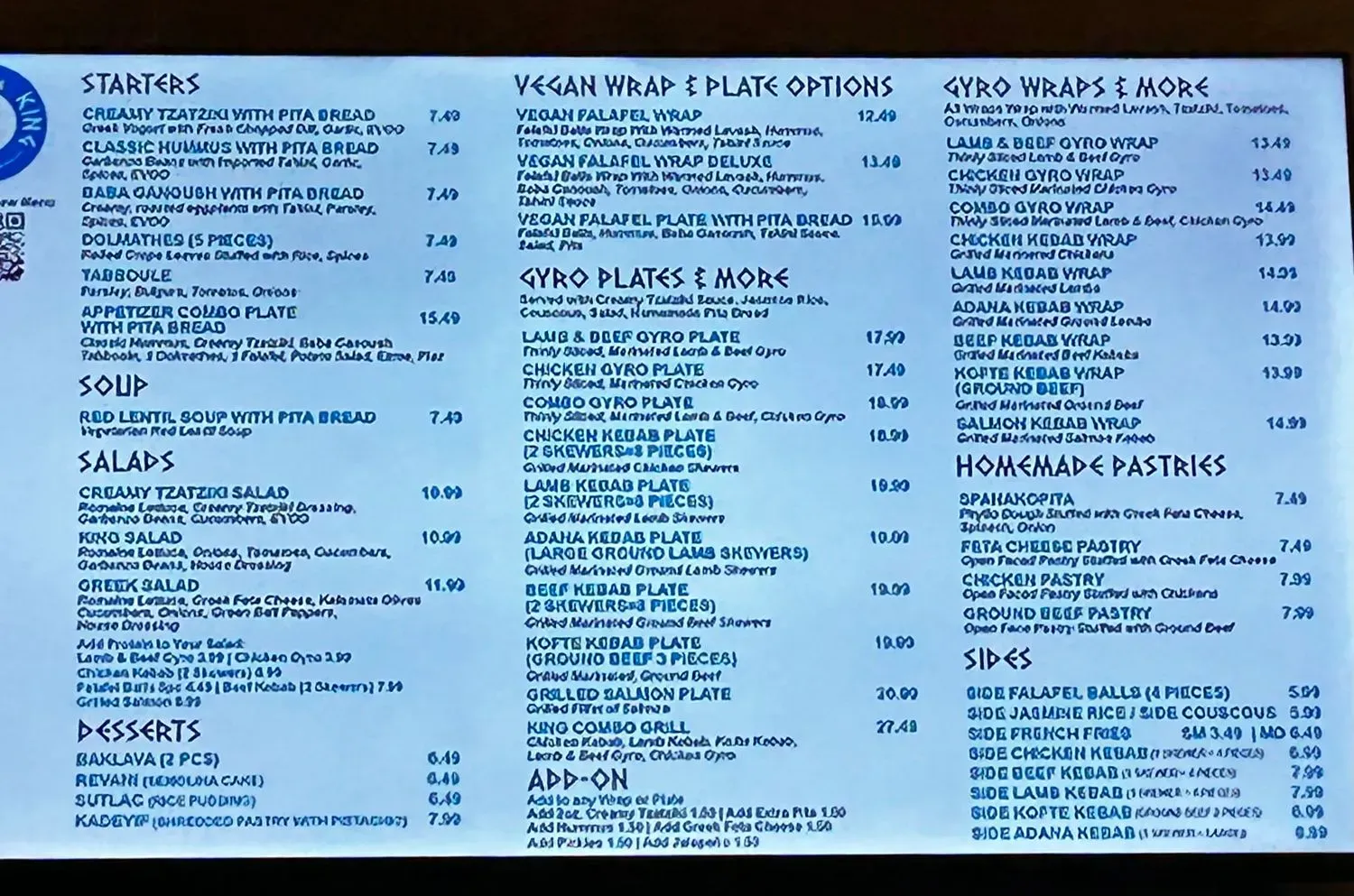 Menu 2