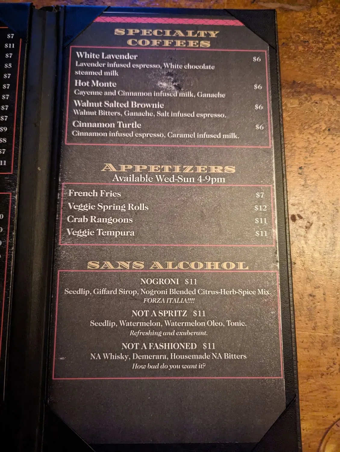 Menu 5