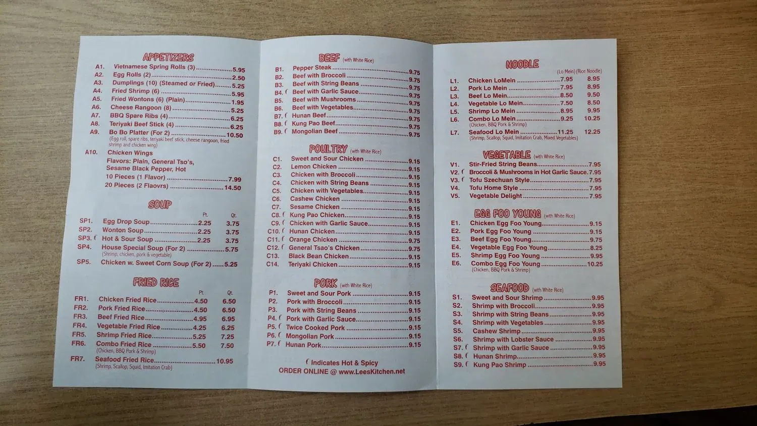 Menu 6