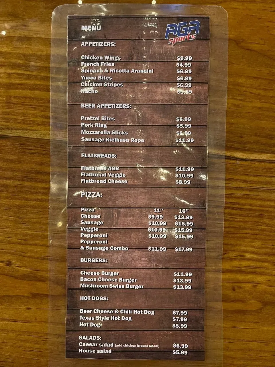 Menu 2