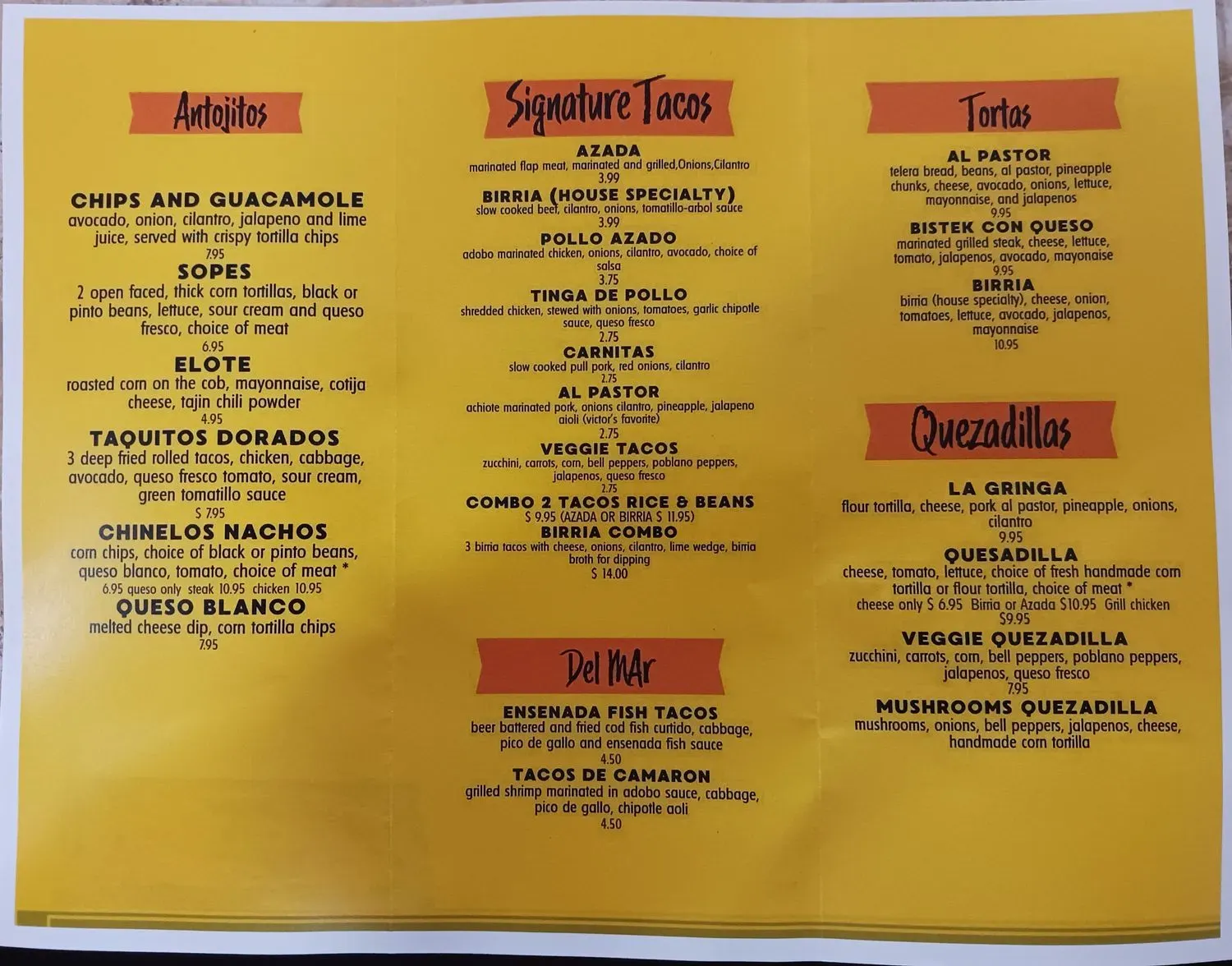 Menu 2