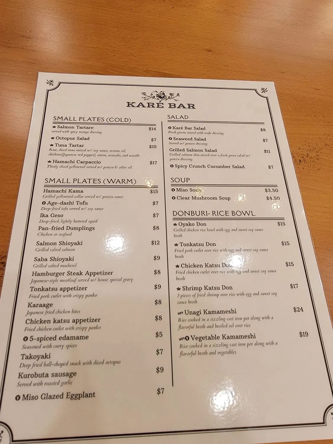 Menu 2