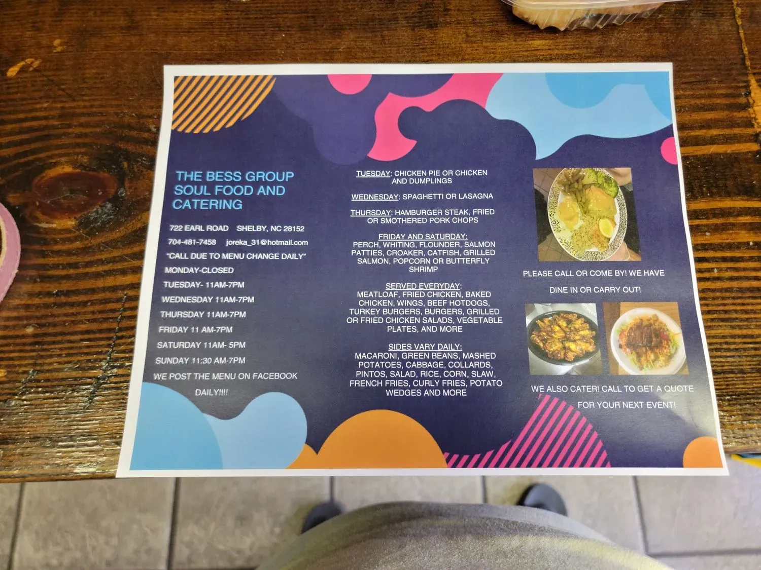 Menu 3