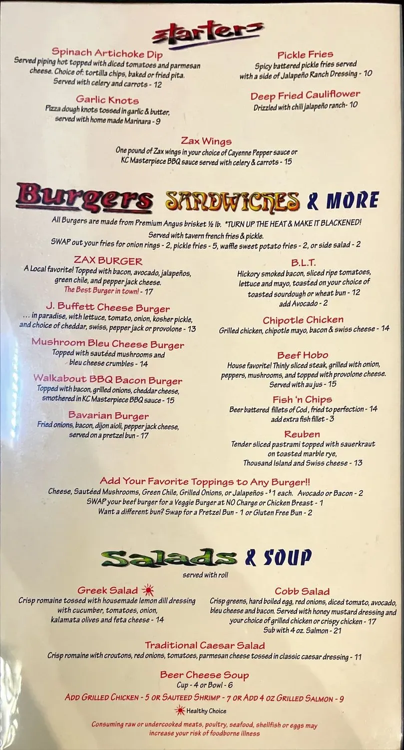 Menu 4