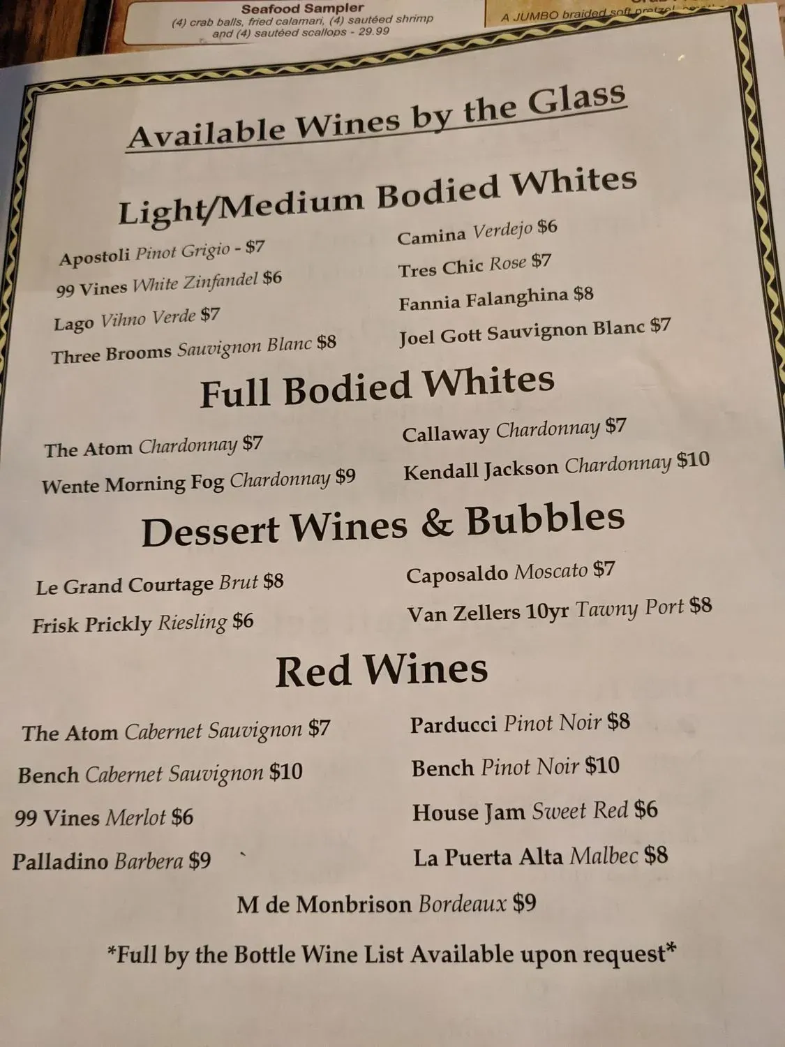 Menu 4