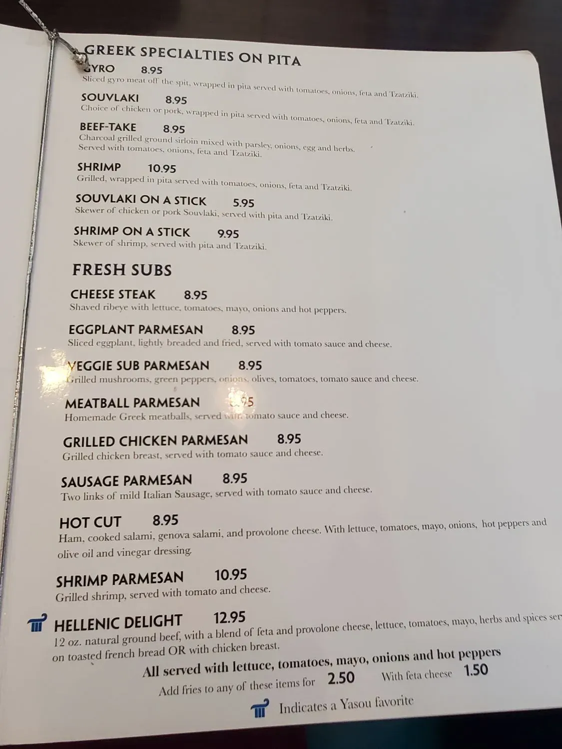 Menu 3