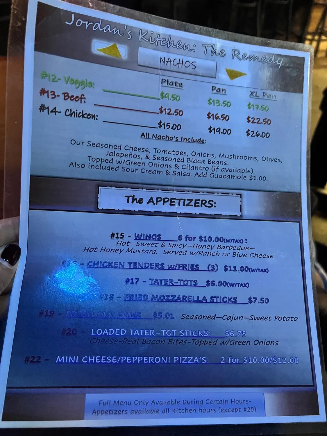 Menu 4