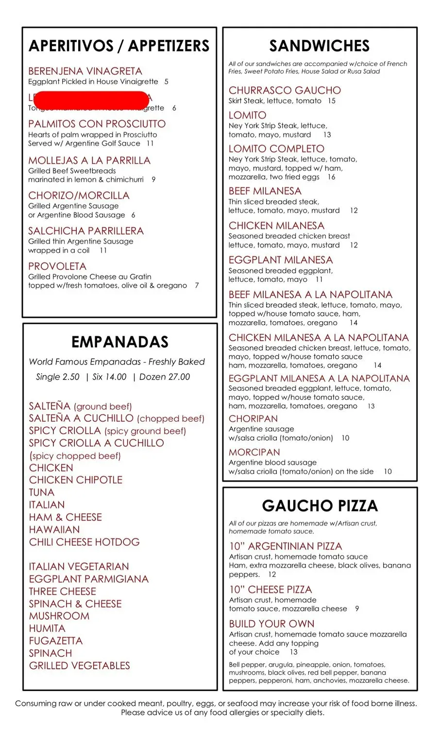 Menu 3