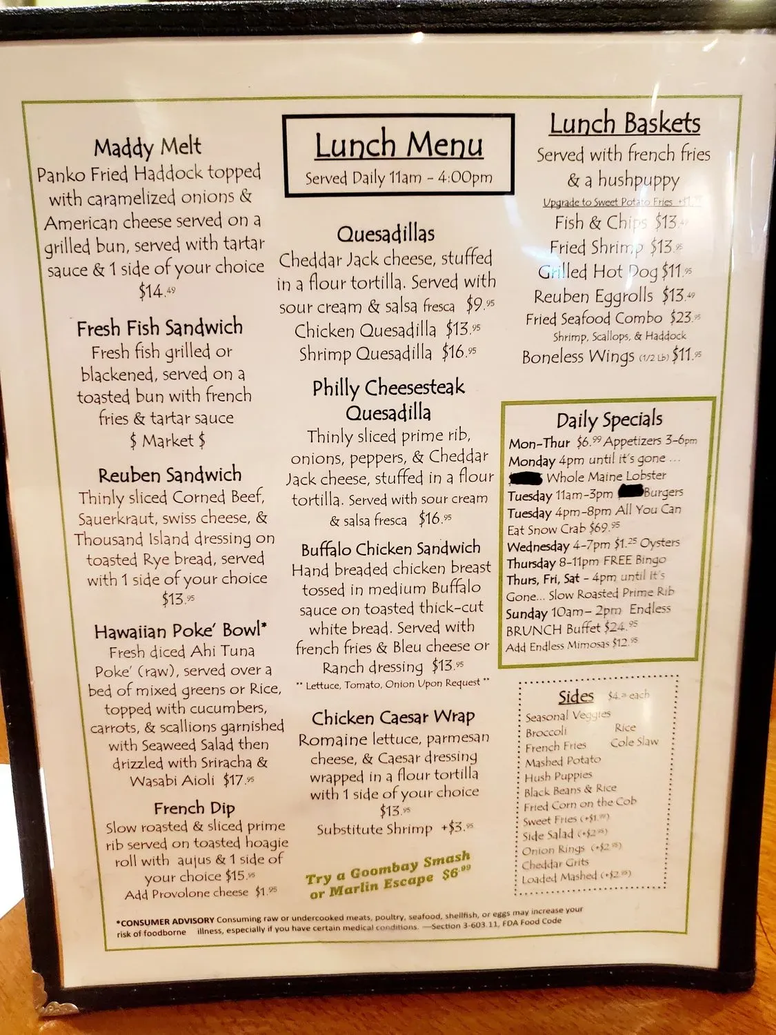 Menu 3