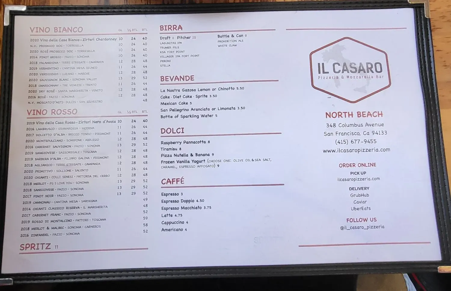 Menu 3