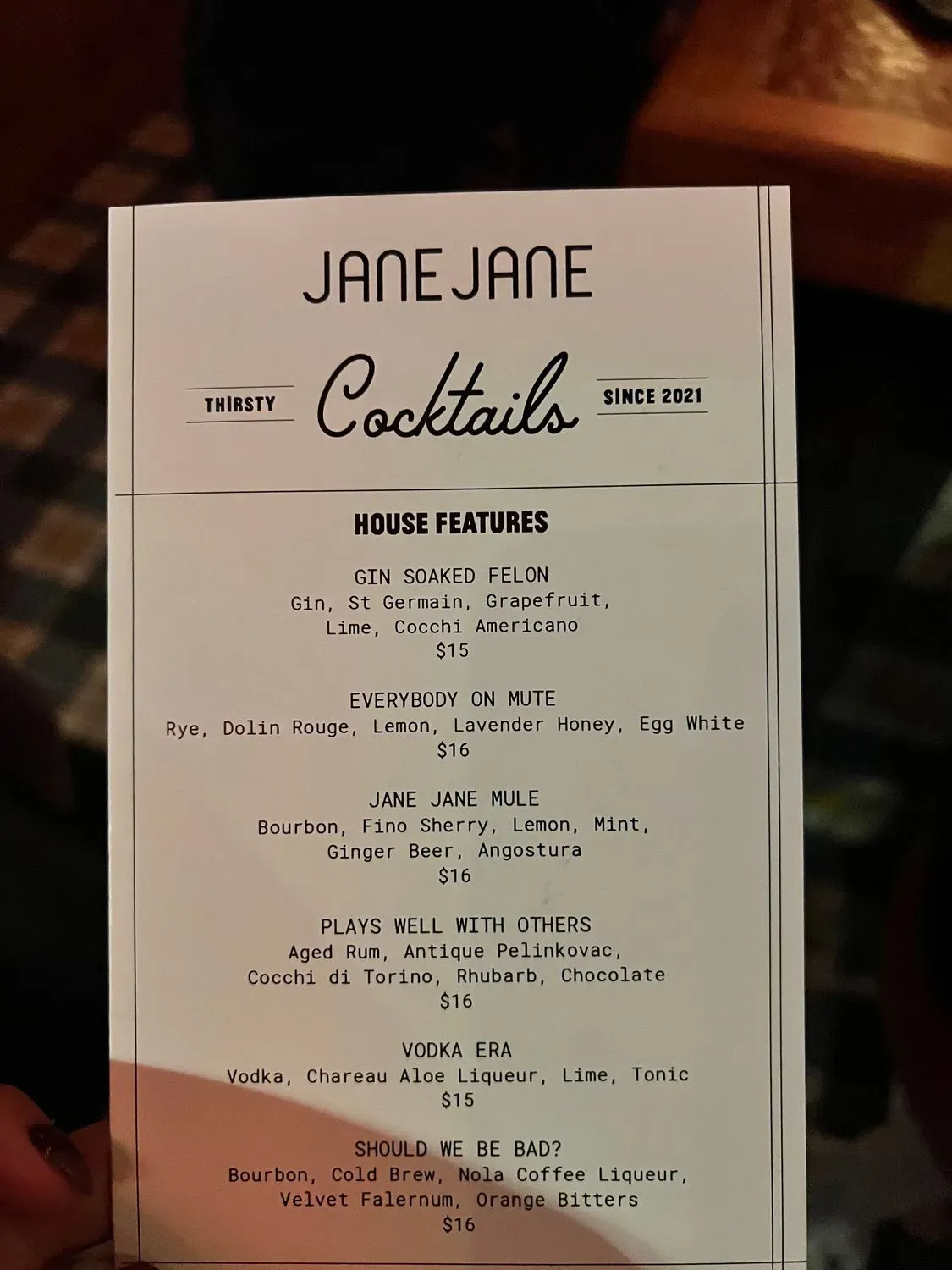 Menu 3