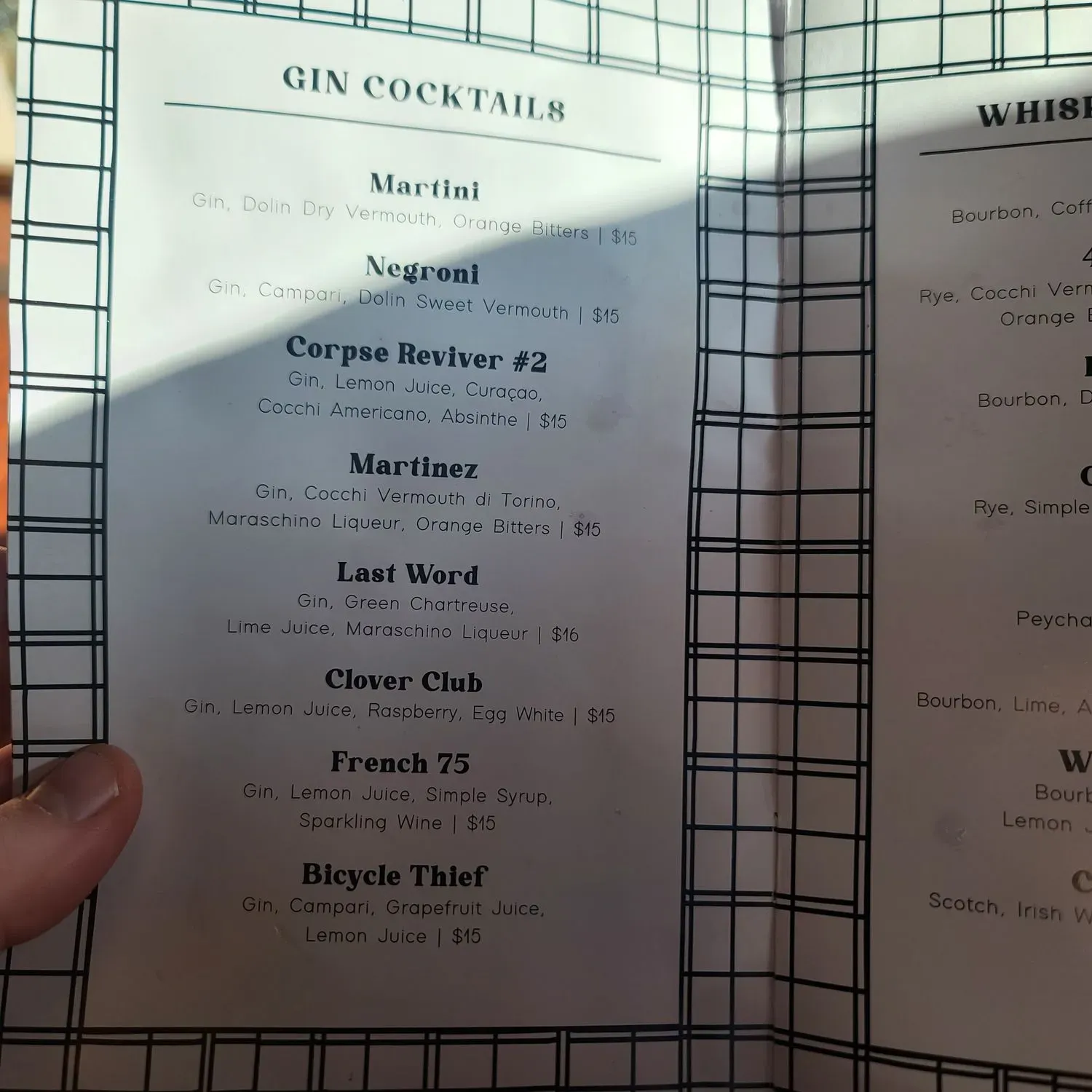 Menu 5