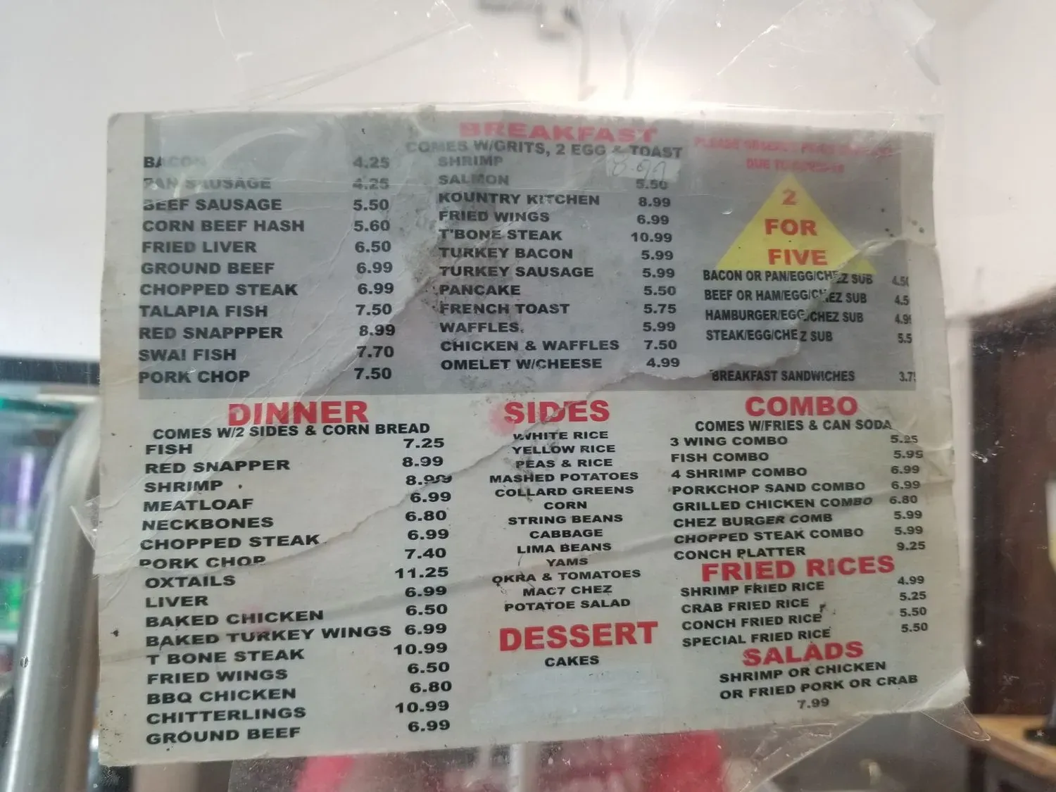 Menu 2