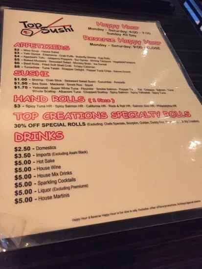 Menu 6