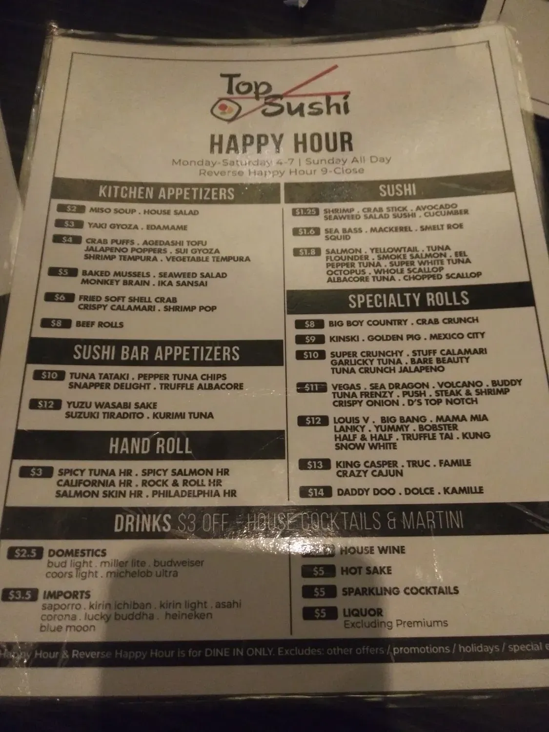 Menu 6