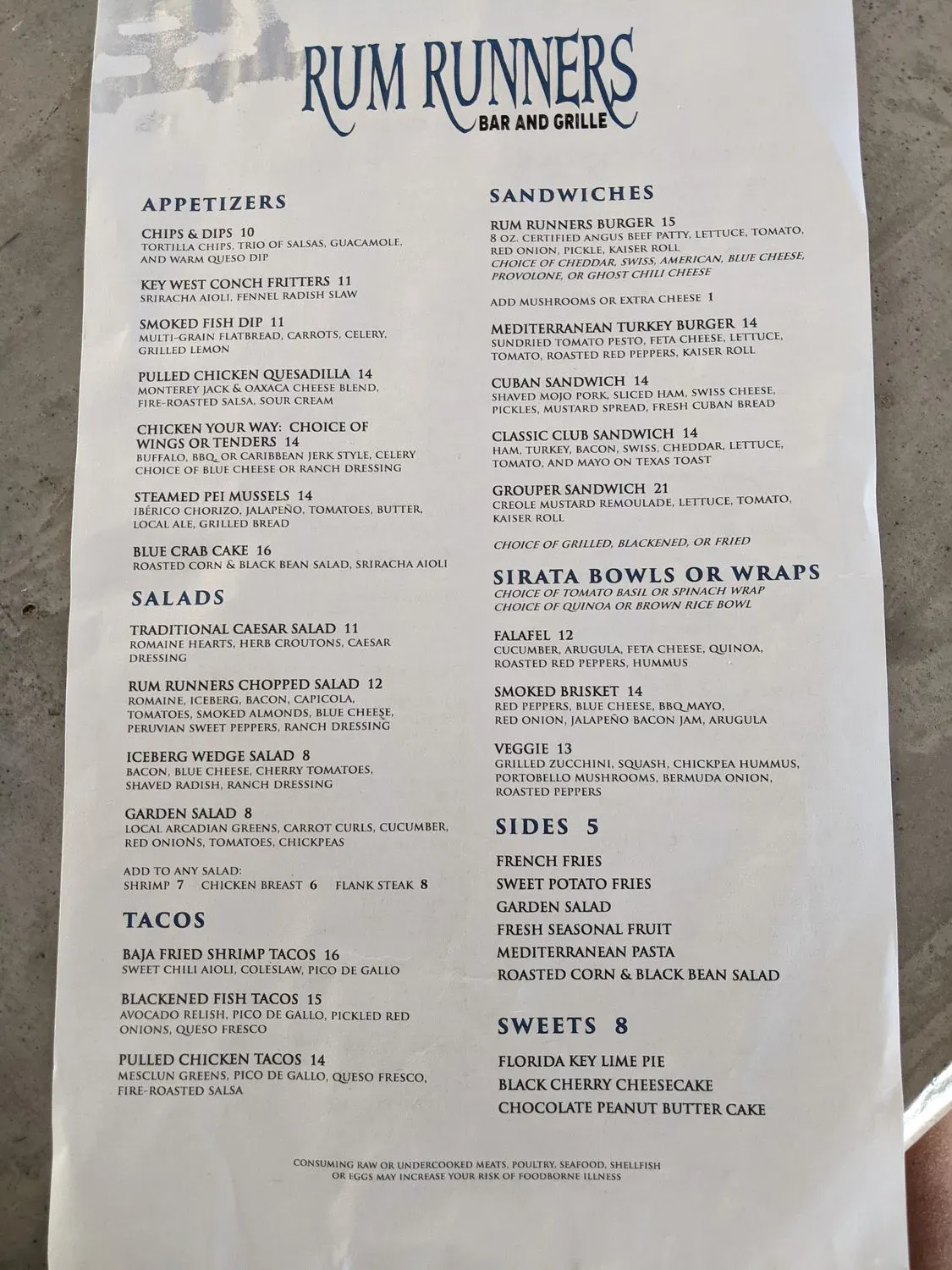 Menu 6