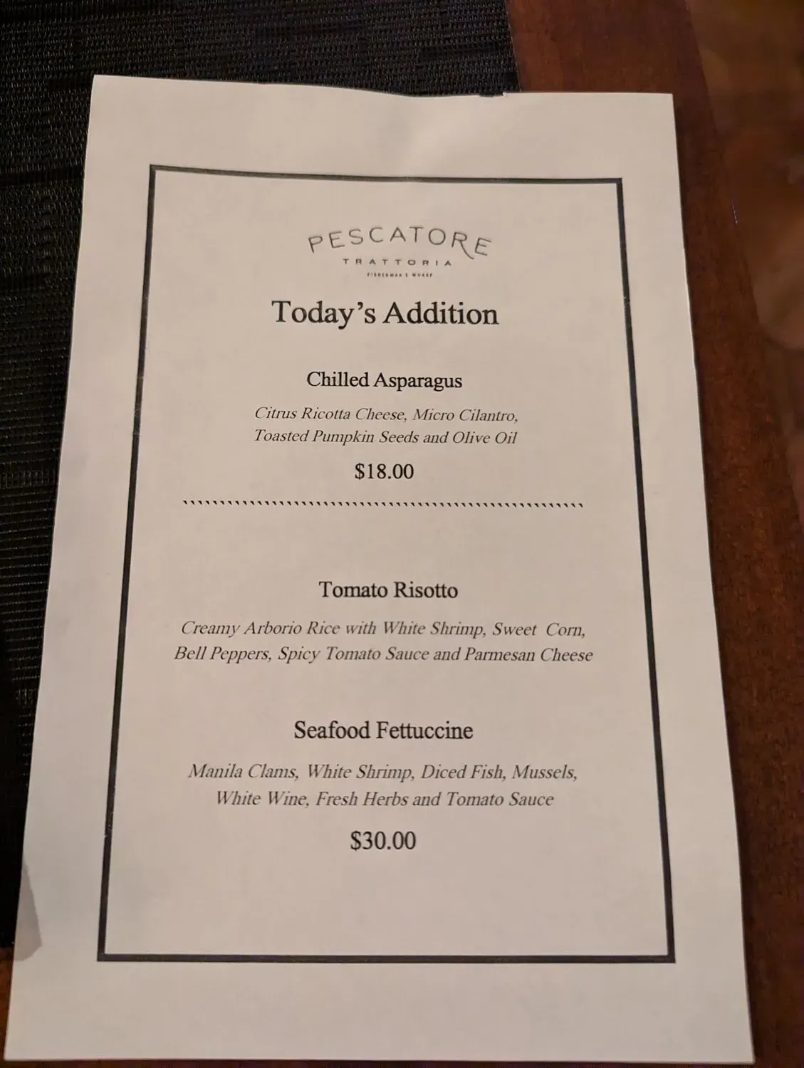 Menu 6