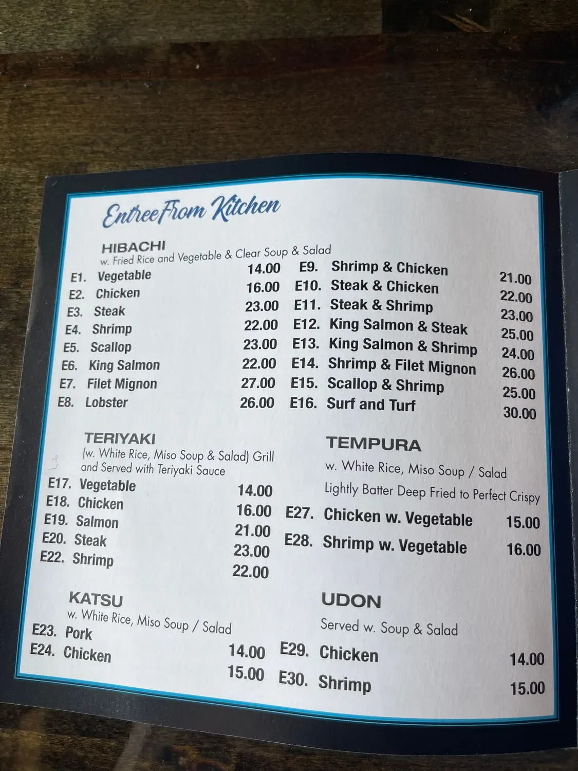 Menu 2