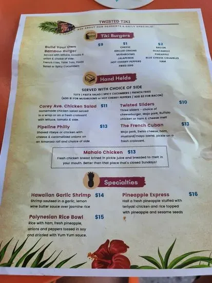 Menu 3