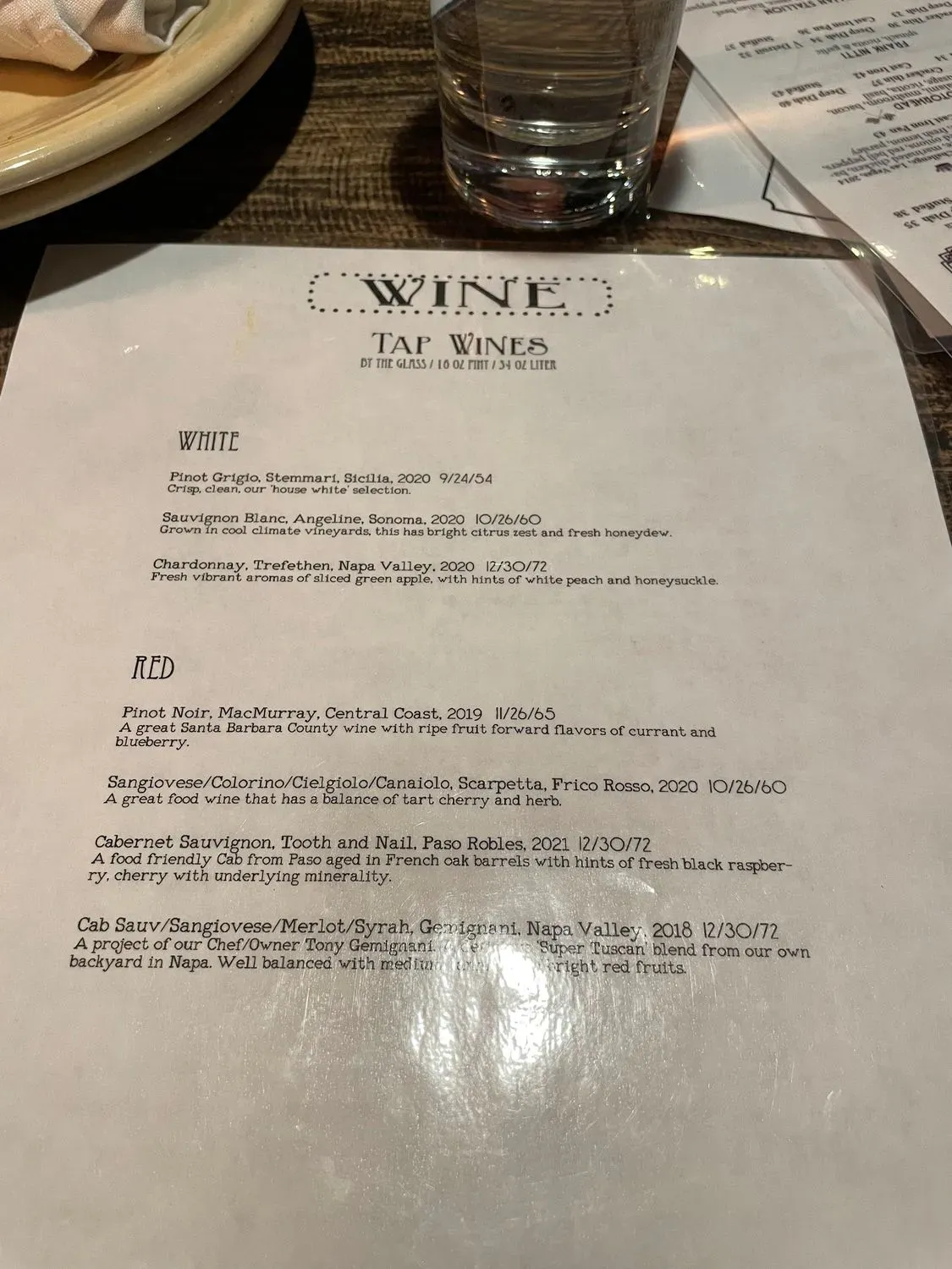 Menu 6