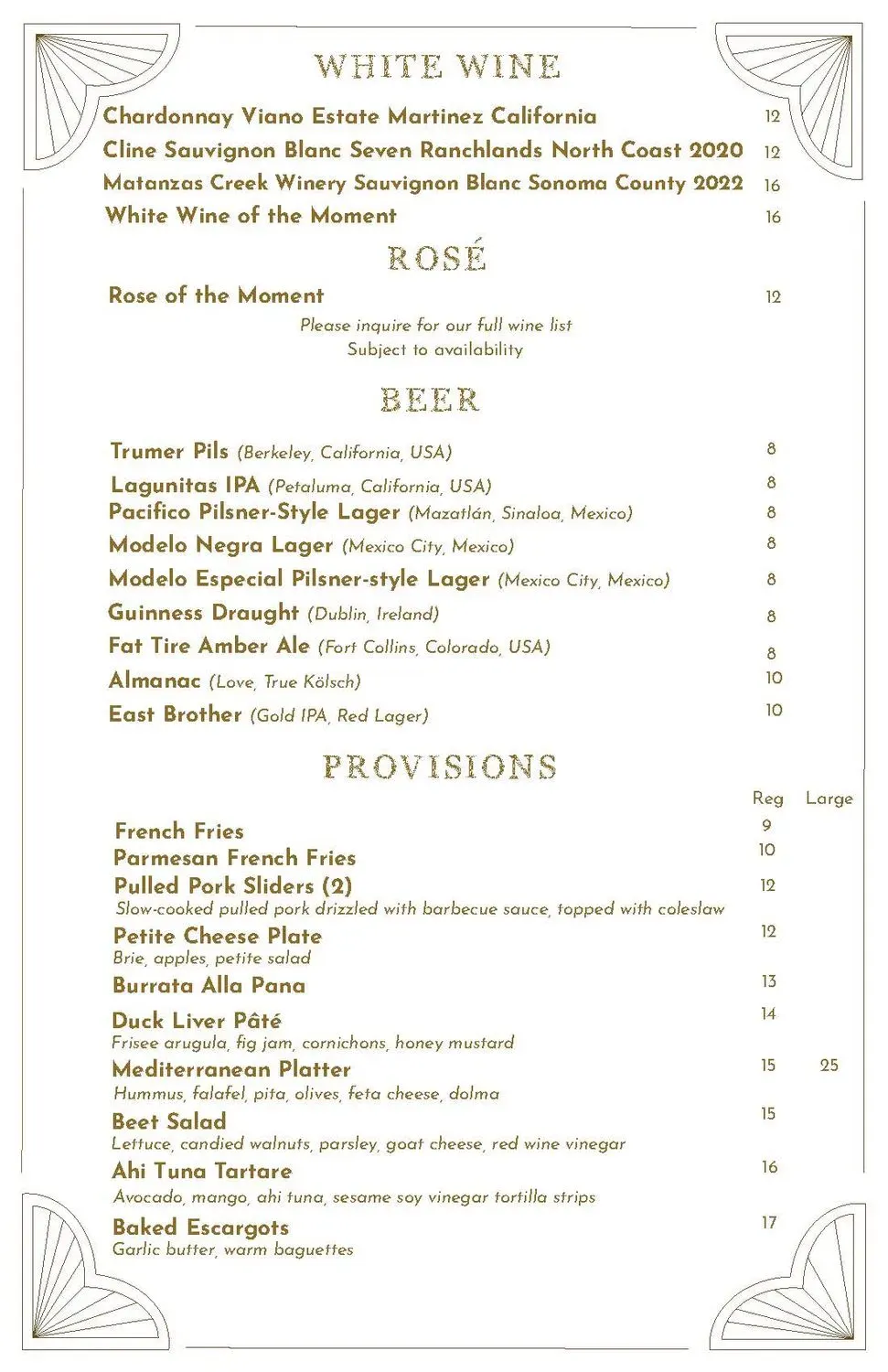 Menu 2