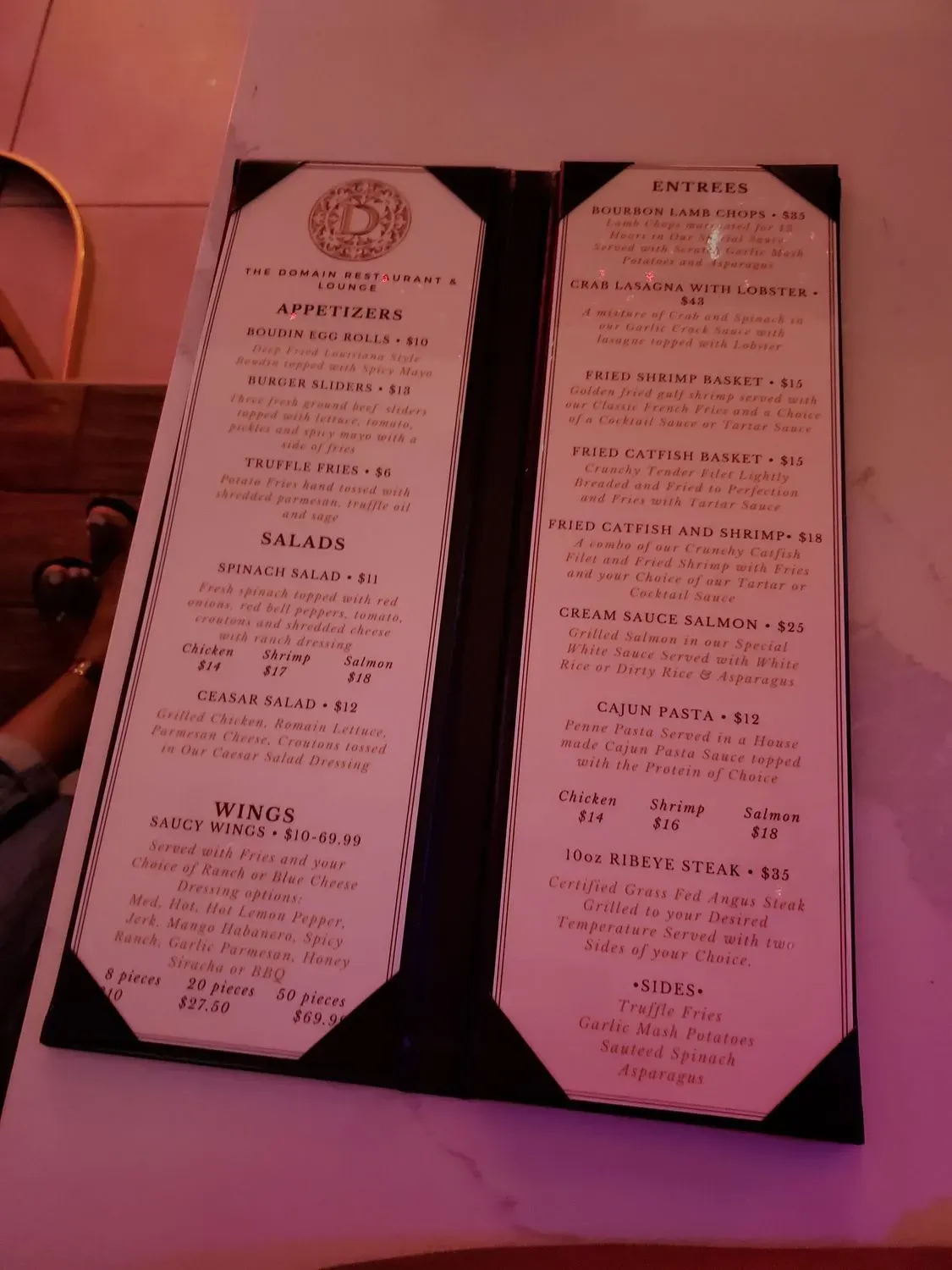 Menu 2