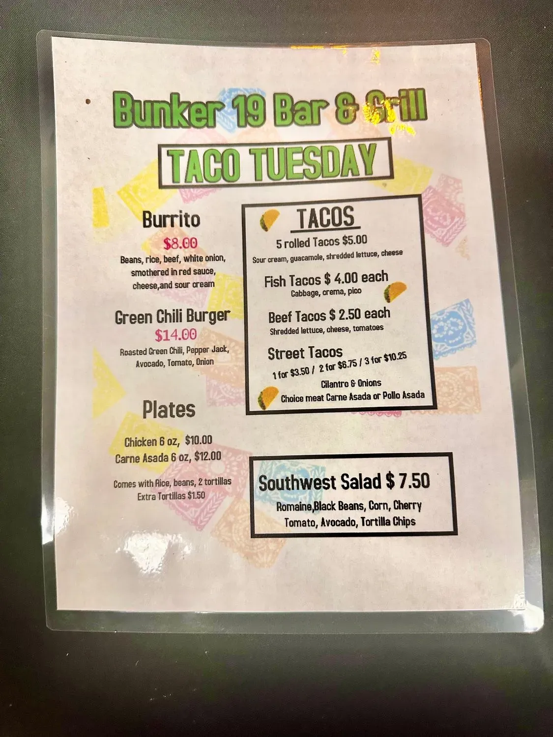 Menu 3