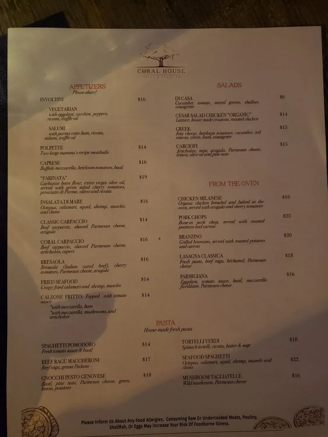 Menu 5