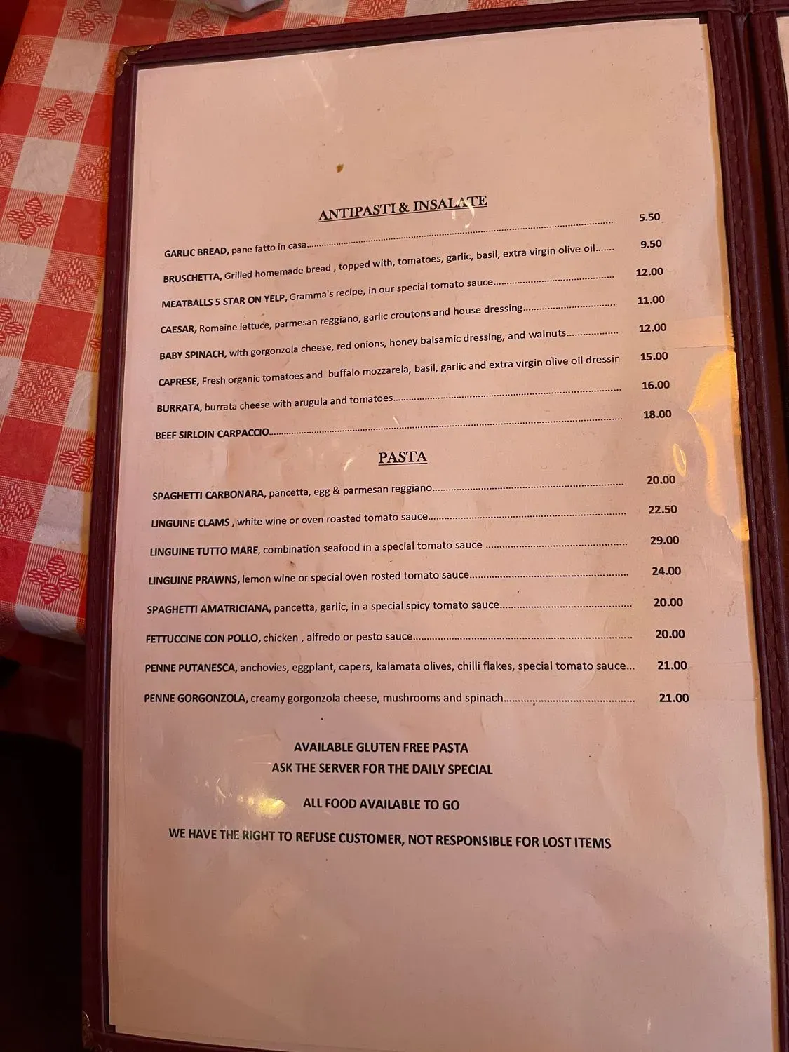 Menu 6