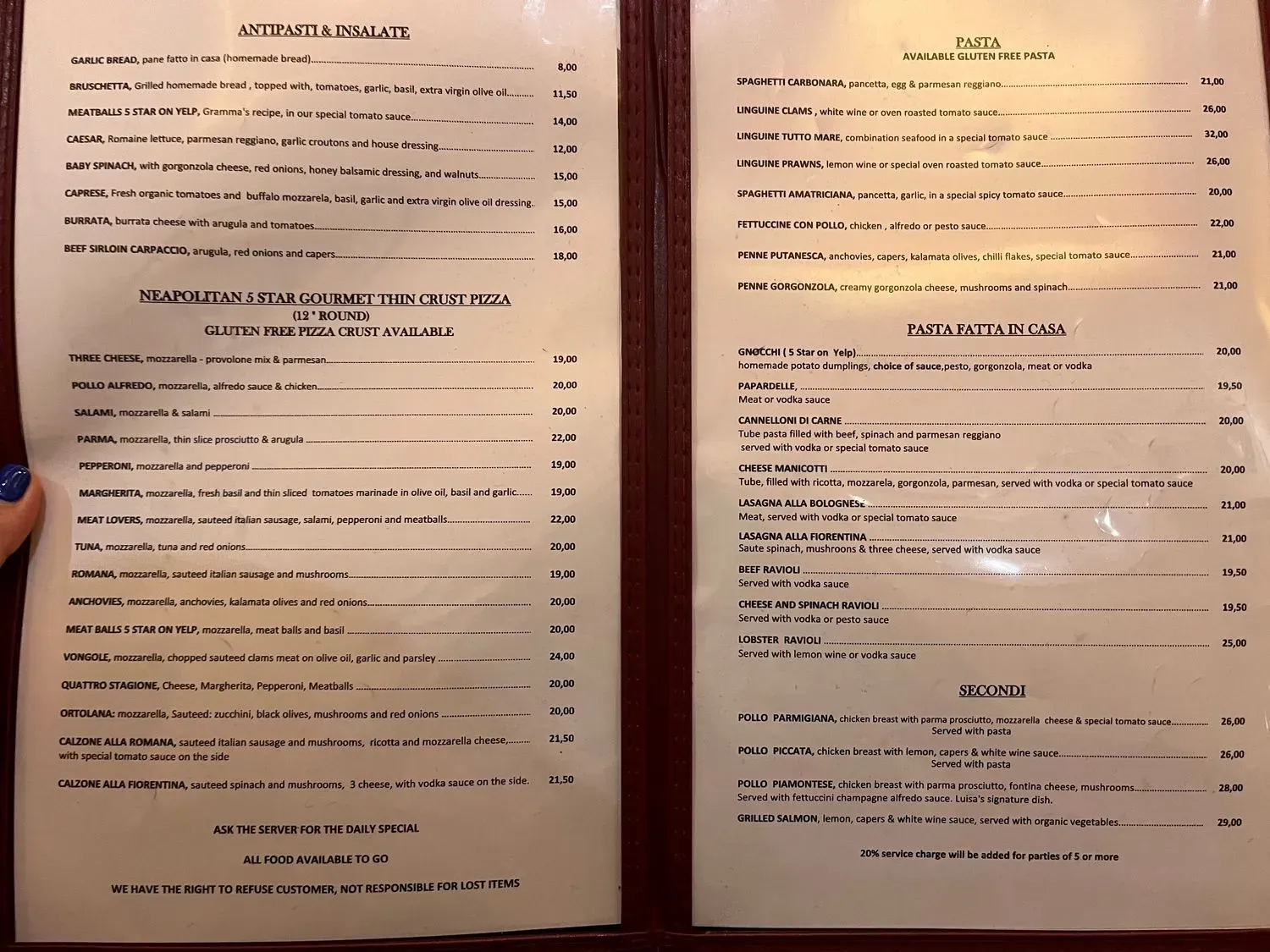 Menu 4