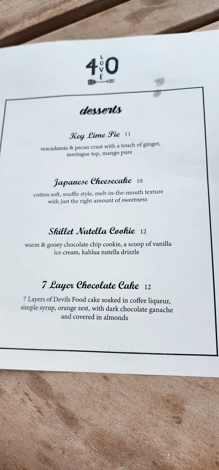 Menu 4