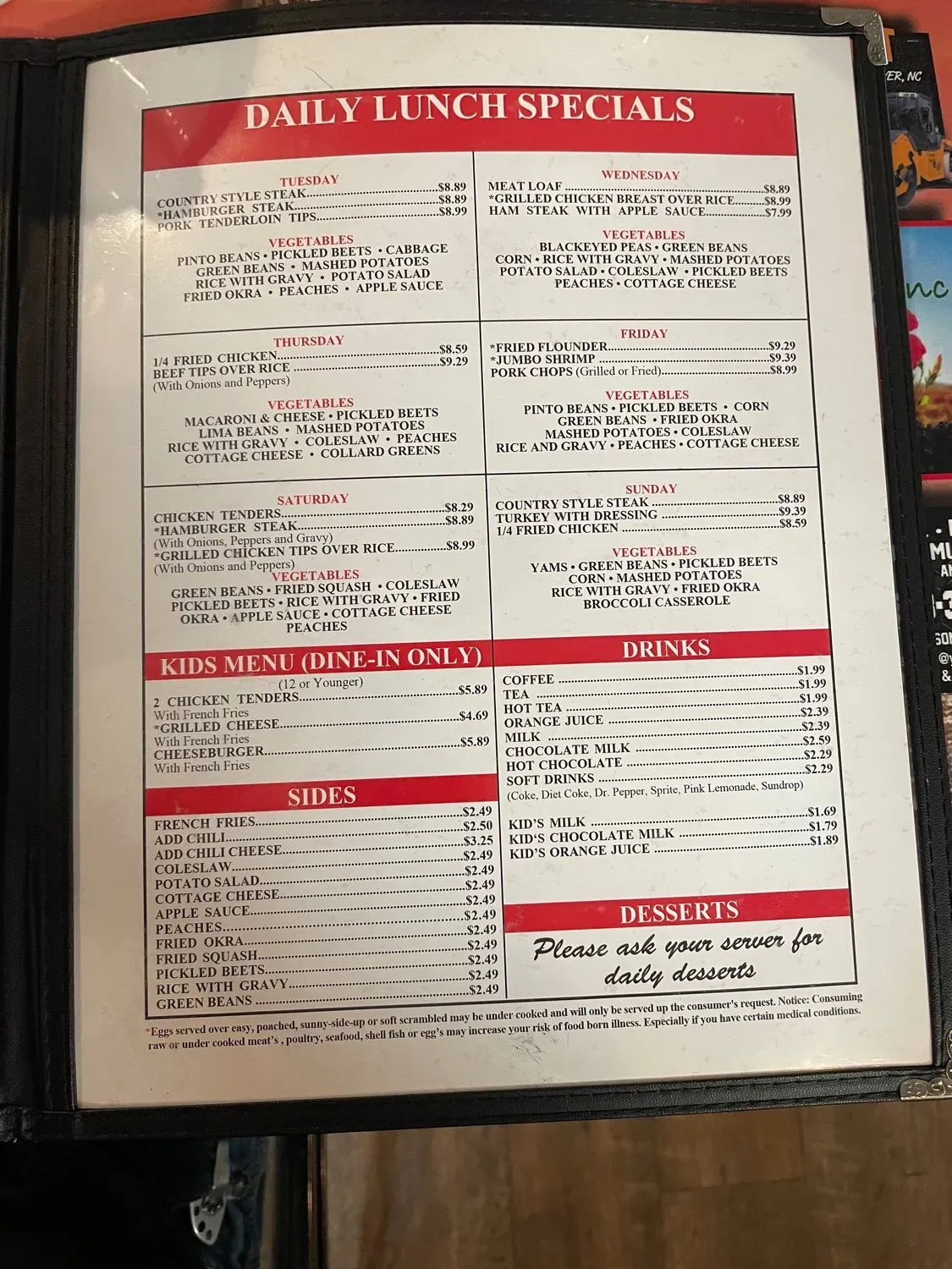 Menu 3