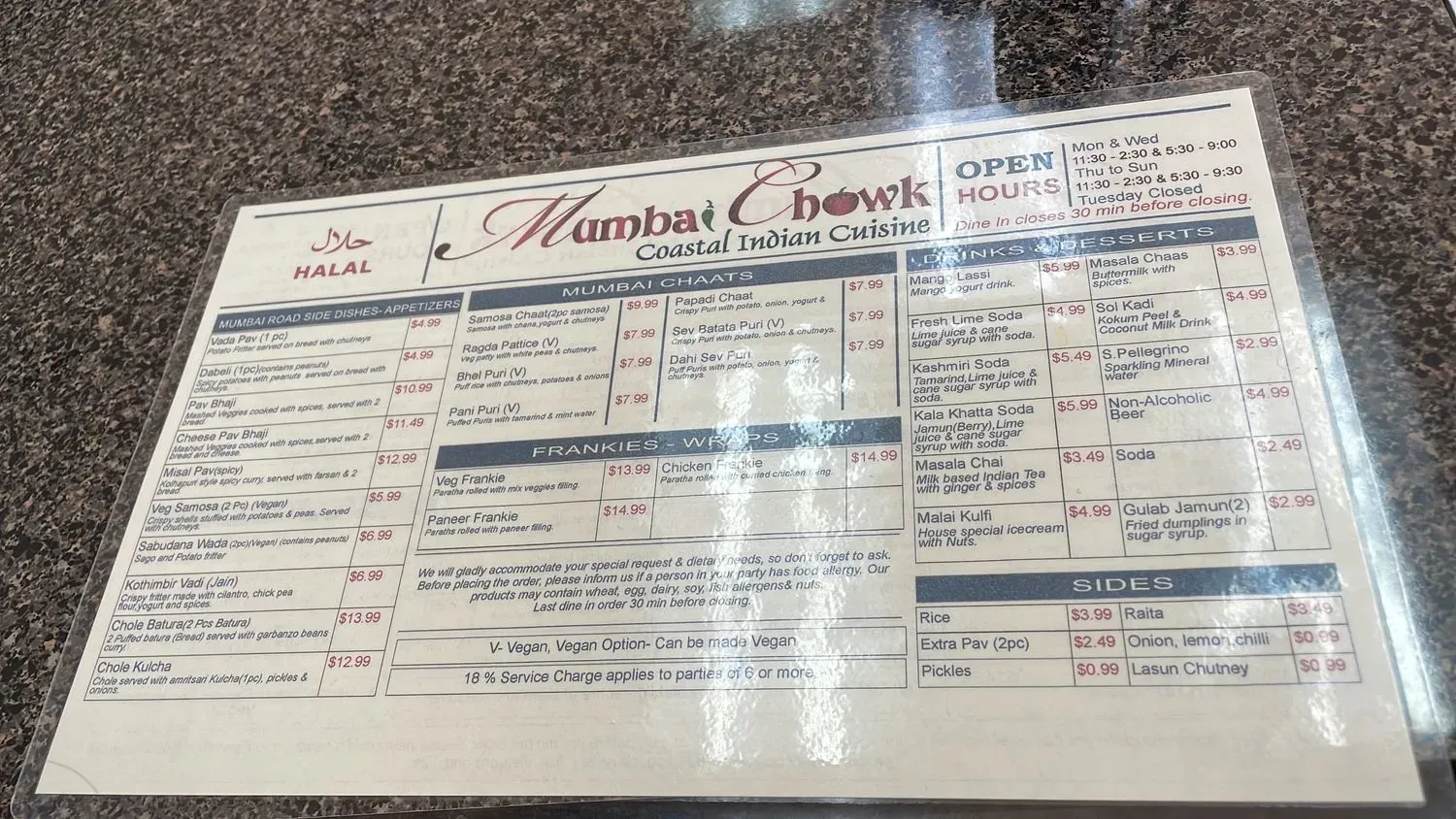 Menu 6