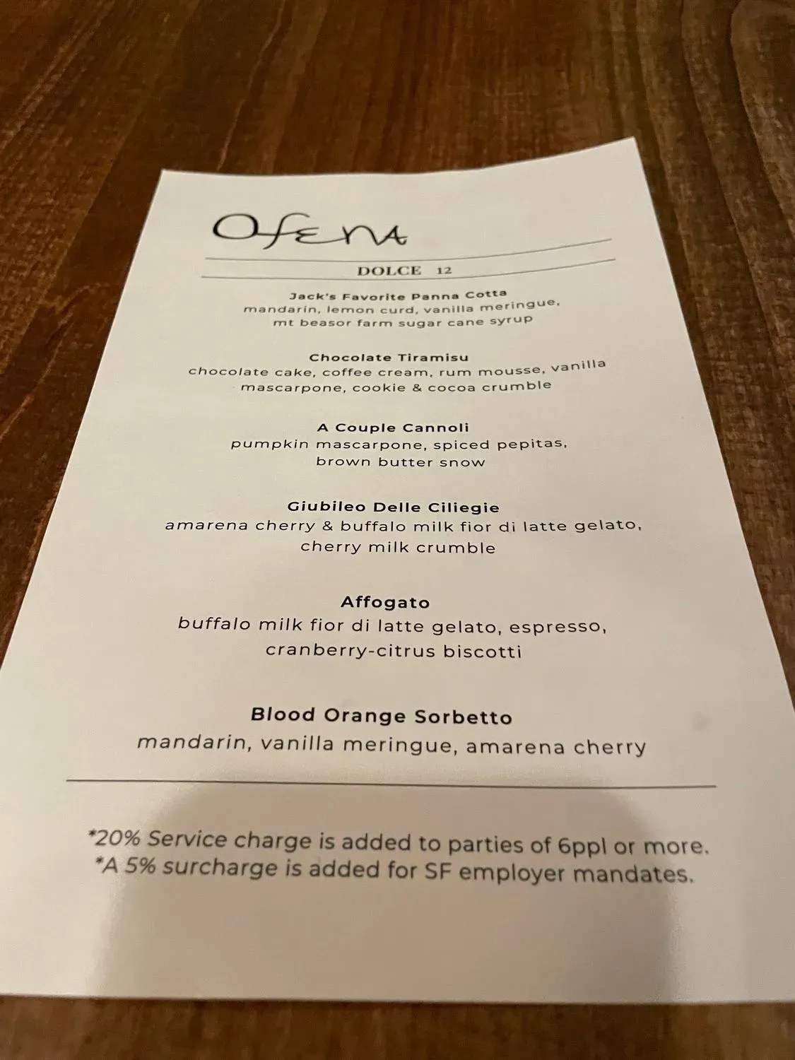 Menu 6