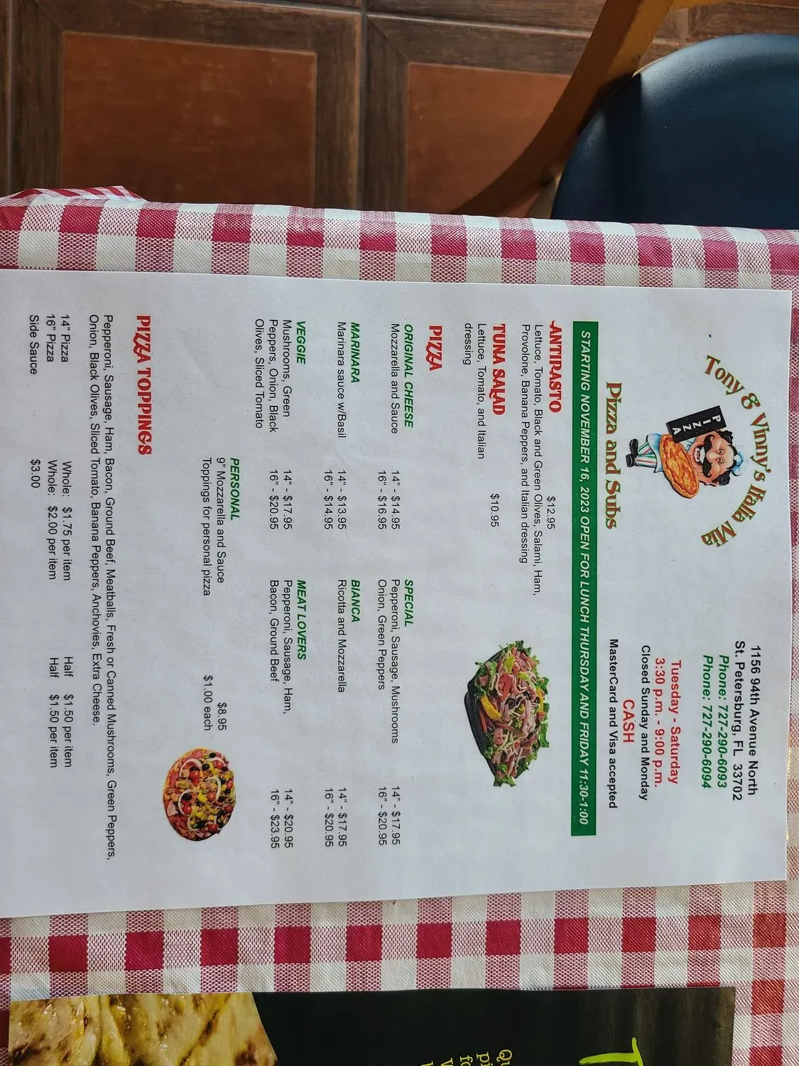 Menu 3