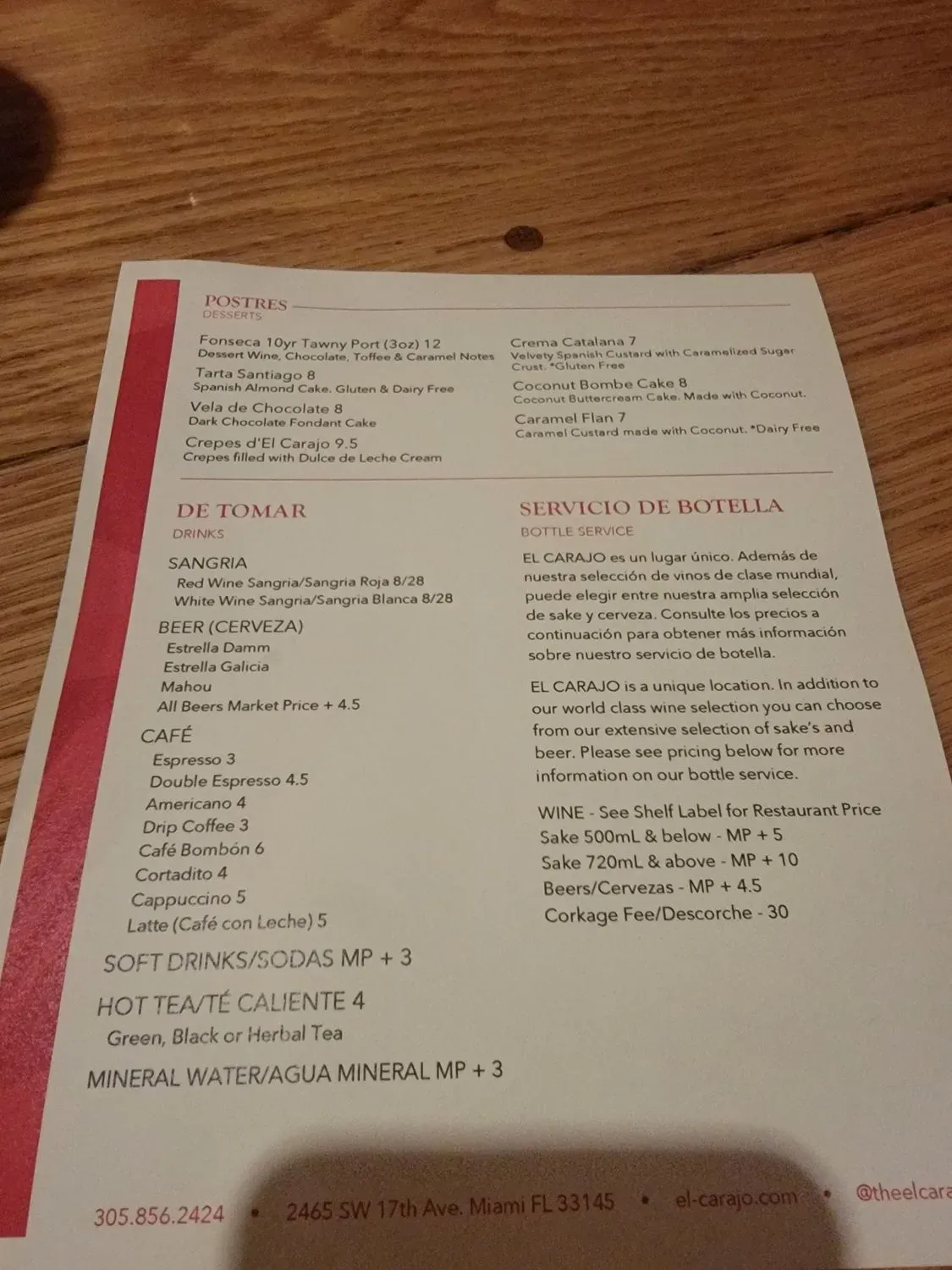 Menu 5