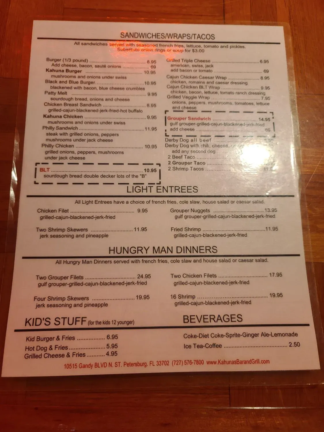 Menu 6