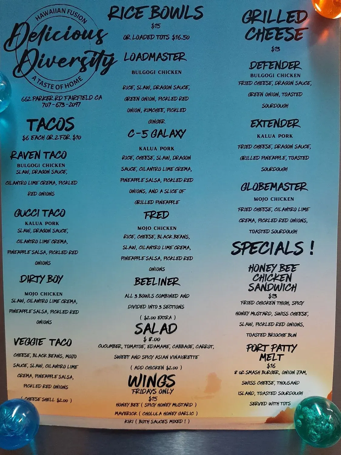 Menu 2