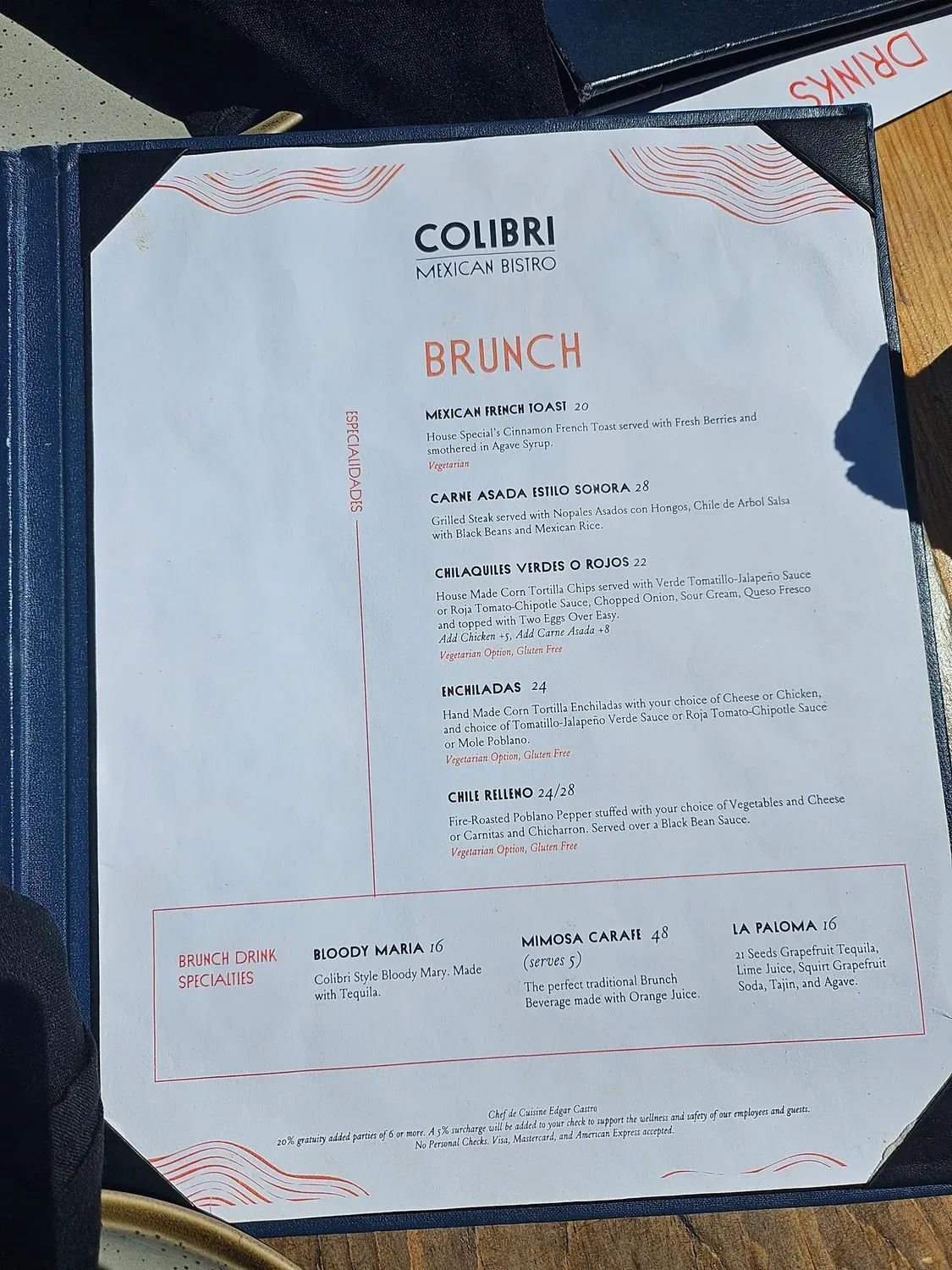 Menu 5