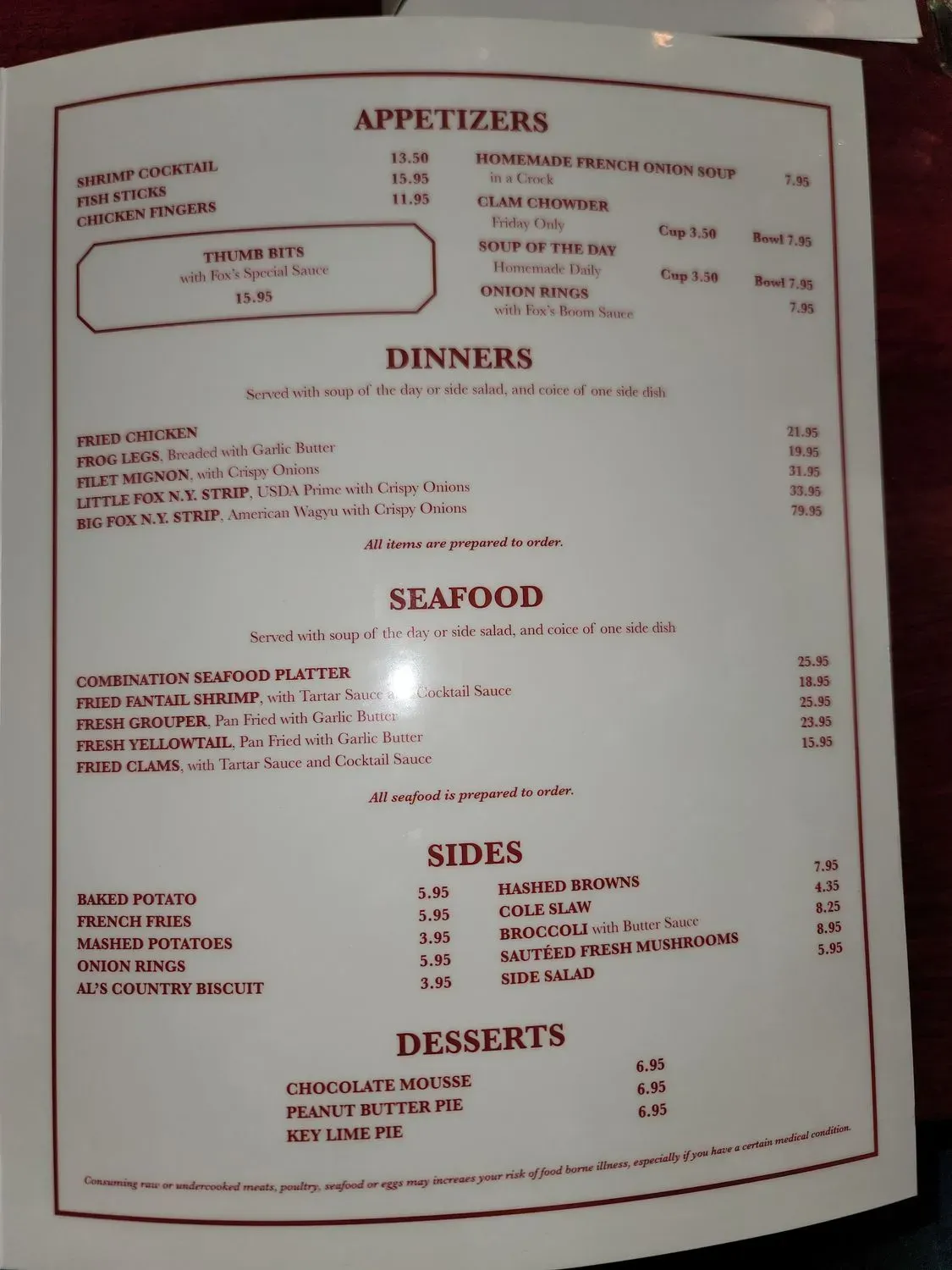 Menu 4