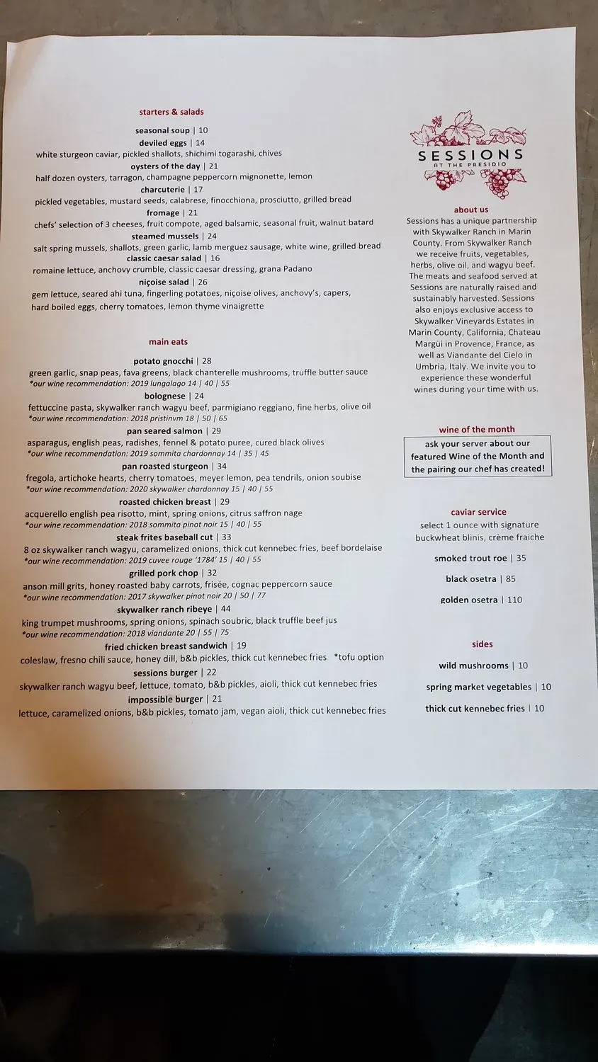 Menu 2