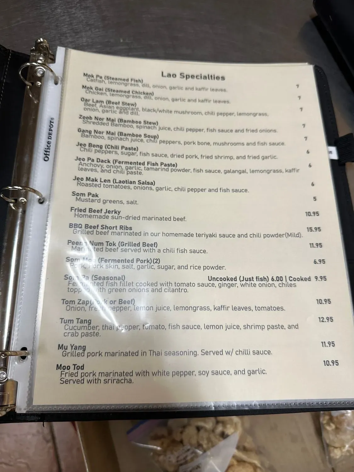 Menu 4